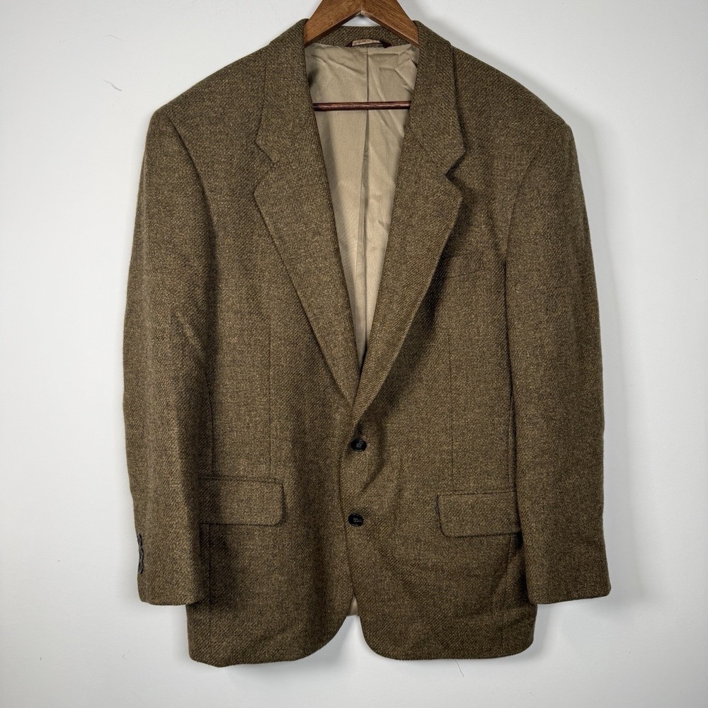Glenwick Wool Sport Coat Men's Two Button Closure Brown